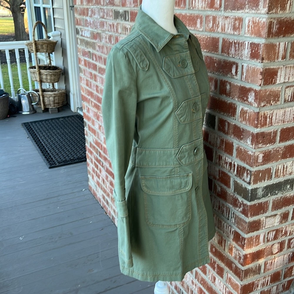 Vintage Tulle jacket Size L True Sage Green color- exc like new condition - Picture 8 of 16